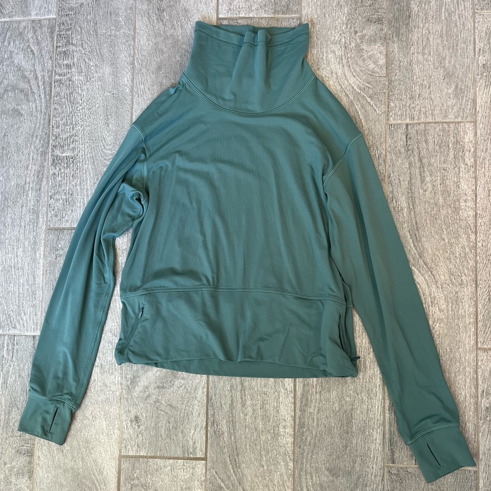 Lululemon Green Turtleneck Sweater